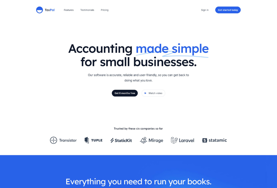 SaaS Marketing design desktop screenshot
